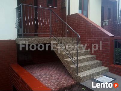 Kamienny dywan hydroizolacja podłoga z żywicy dekoracyjna