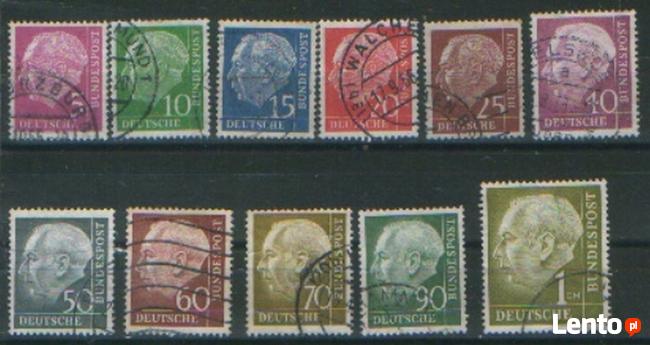 Zn. RFN Mi 179, 83 - 6, 8 - 91, 3, 4 kas 1954
