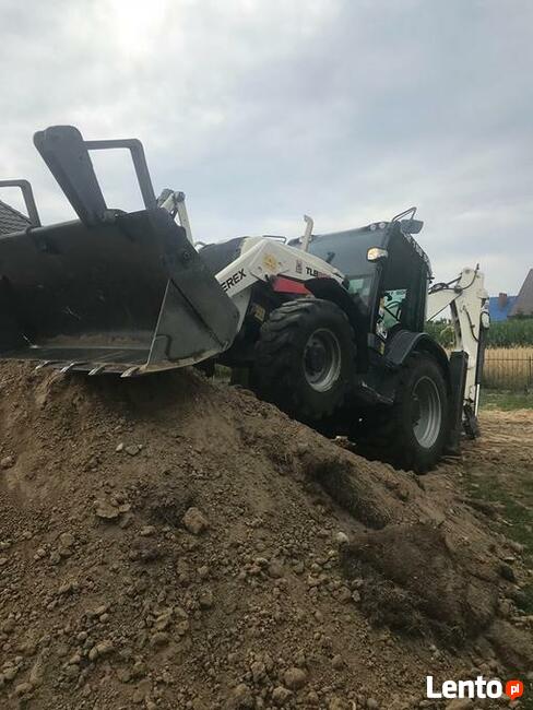 uslugi -koparka kołowa, koparko ładowarka ,minikoparka Konin