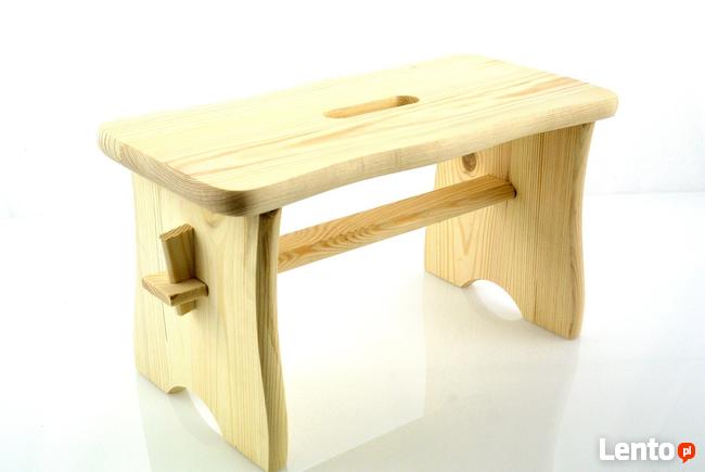 PRODUCENT Stołek taboret RYCZKA krzesełko zydel sosnowy HURT