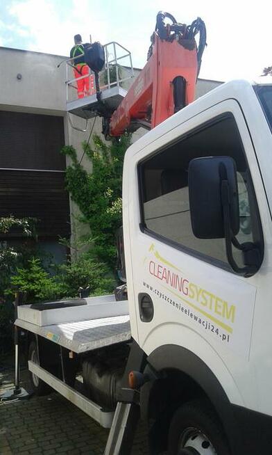 Czyszczenie Mycie elewacji hal przemysłowych kostki brukowej