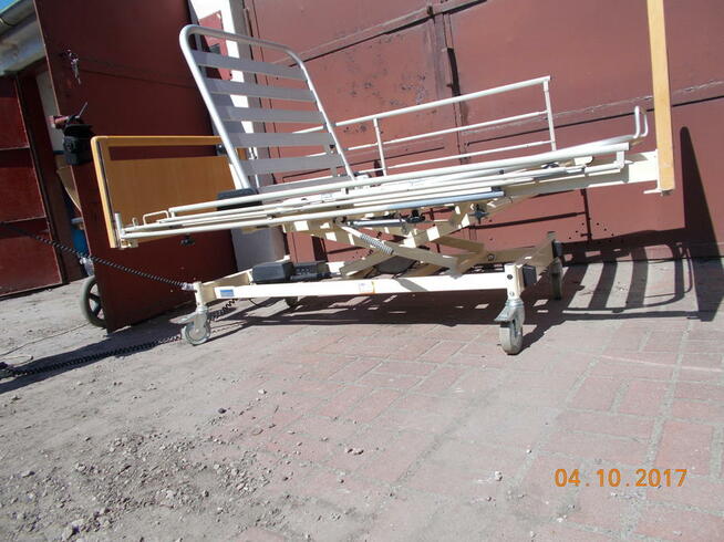 Łóżko rehabilitacyjne ortopedyczne 3-funkcyjne sterowane pil