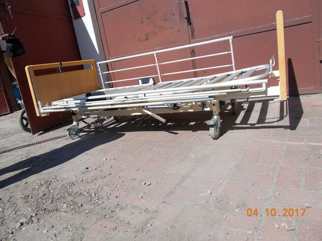 Łóżko rehabilitacyjne ortopedyczne 3-funkcyjne sterowane pil