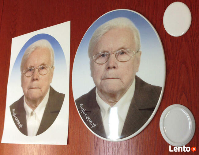 Serwis drukarek ceramicznych Płytki do zdjęć nagrobkowych