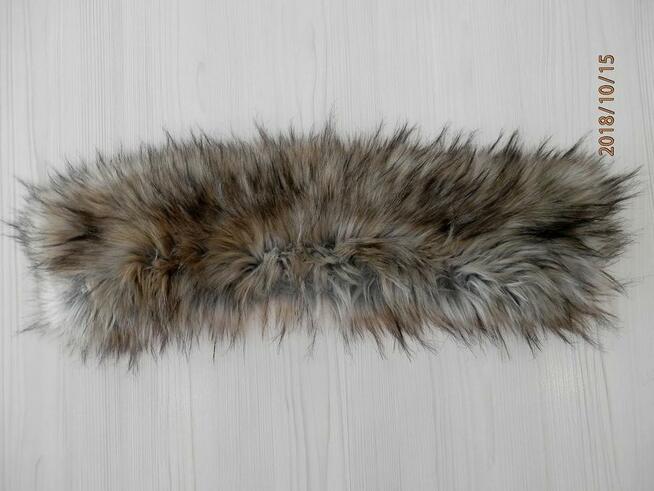 Kołnierz Futrzany Jenot Puszysty Okazały Etola Futerko