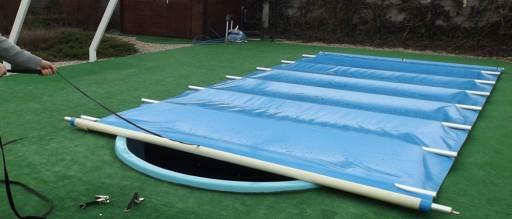 Basenowe przykrycie Zima 10x5m Zadaszenie basenstudio.pl