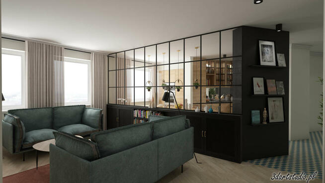 Wizualizacje wnętrz 3D, wizualizacje architektoniczne 3D