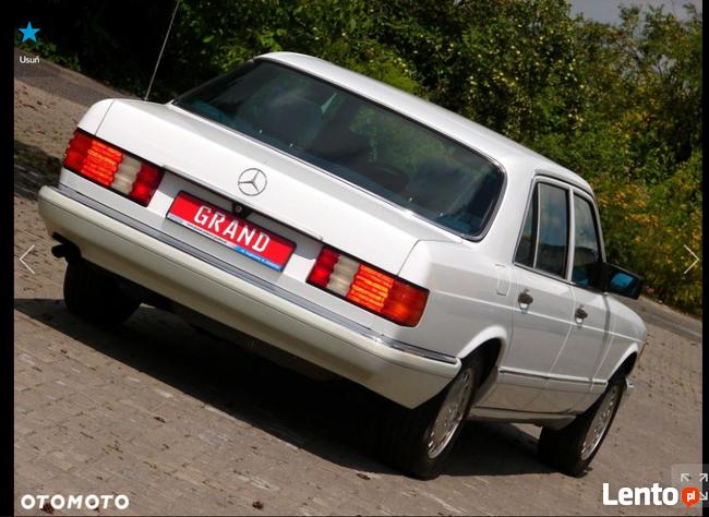 Auto do ślubu Mercedes W126-zabytkowe mercedesy