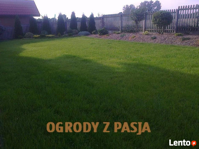 OGRODY Projektowanie, zakładanie. TRAWNIKI, nawadnianie