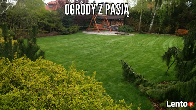 OGRODY Projektowanie, zakładanie. TRAWNIKI, nawadnianie