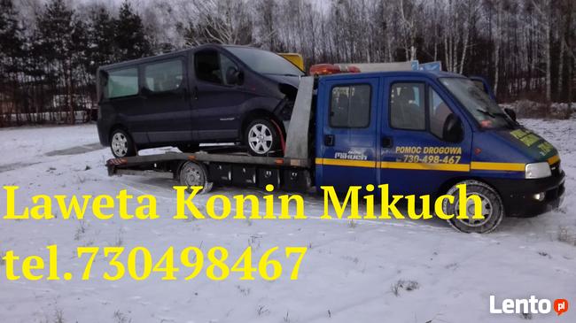 Holowanie, pomoc drogowa Konin Mikuch tel.730498467