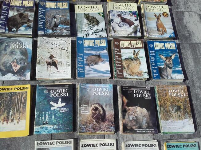Łowiec Polski kolekcja 405 gazet myślistwo hunting 1985-2020