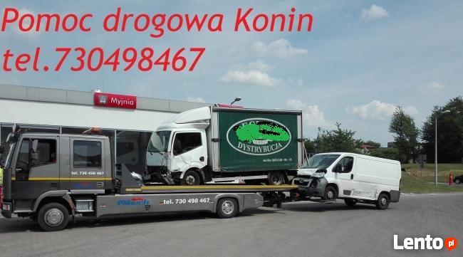 Holowanie, pomoc drogowa Konin Mikuch tel.730498467