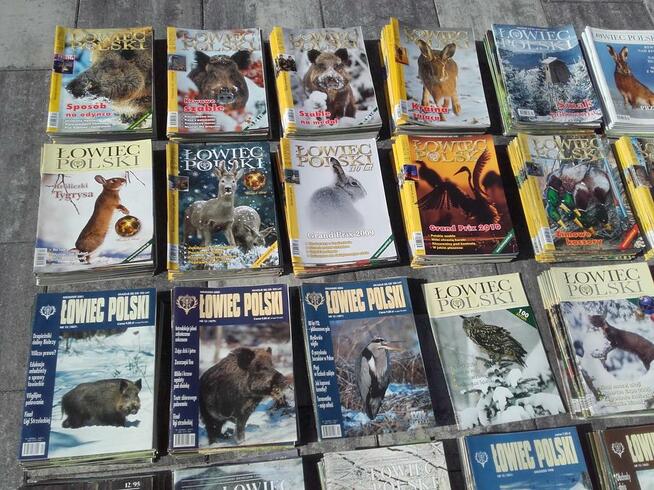 Łowiec Polski kolekcja 405 gazet myślistwo hunting 1985-2020