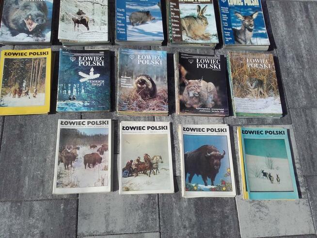 Łowiec Polski kolekcja 405 gazet myślistwo hunting 1985-2020