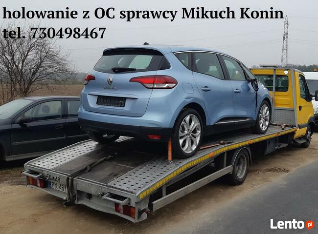 Pomoc drogowa, holowanie samochodów Mikuch laweta Konin