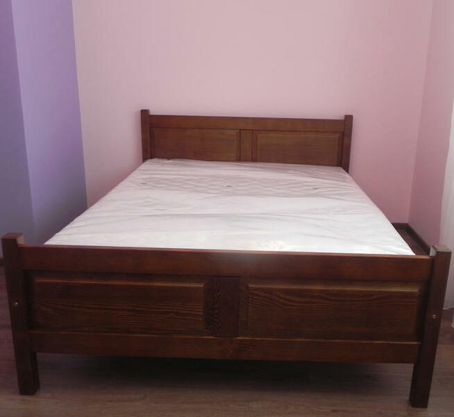 Łóżko sosnowe, drewniane QUADRAT 140x200 w 6-ciu kolorach