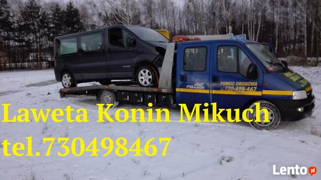 Holowanie, pomoc drogowa Konin Mikuch tel.730498467