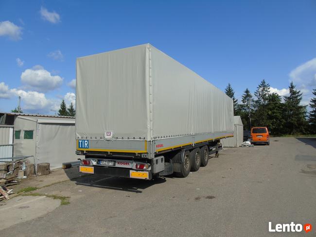 Plandeka z nadrukiem, reklama drukowana i malowana.