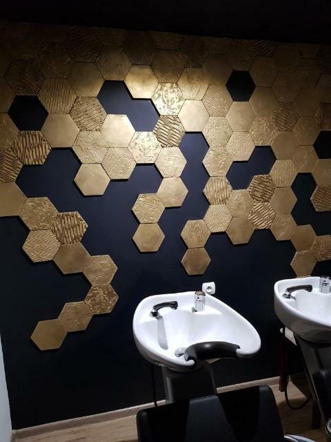 Hexagon dekory heksagon gipsowe hit płytki gipsowe