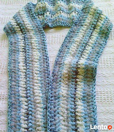 Morska piana- szalik:)