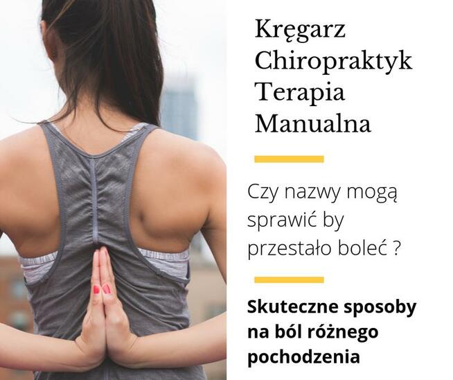 Kręgarz Warszawa Chiropraktyka