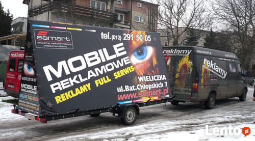 REKLAMY NA SAMOCHODACH - OKLEJANIE SAMOCHODÓW