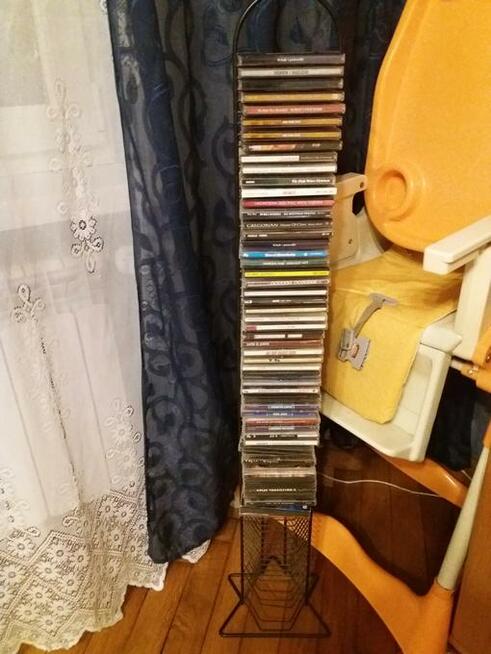 Stojak metalowy na płyty CD/DVD