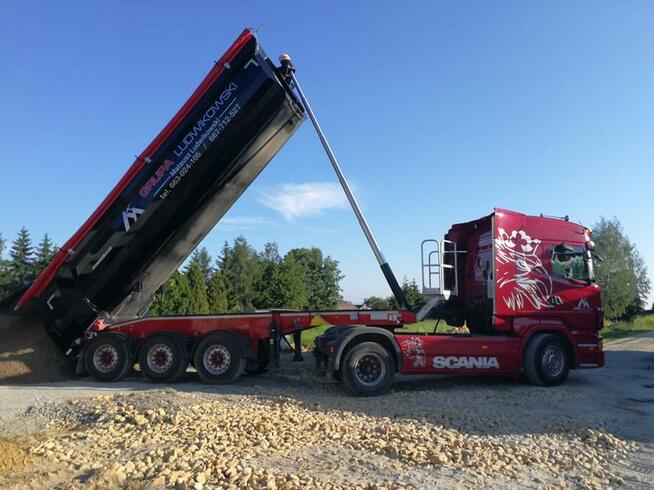 Utwardzenie dróg placów Parkingów Podbudowa Kruszywo Koparka