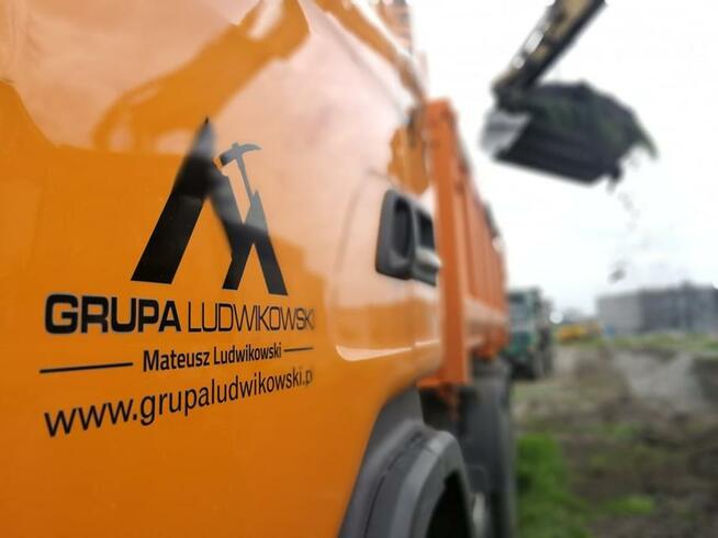 Usługi koparką Wykopy Niwelacja Rozbiórki Kruszywo Kamień