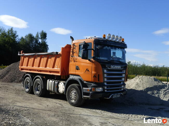 Beton kruszony gruz kruszonka kruszywo betonowe transport