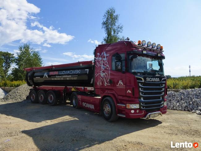 Beton kruszony gruz kruszonka kruszywo betonowe transport