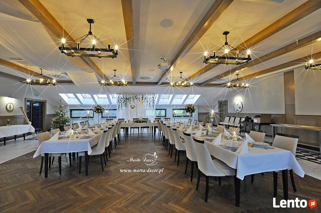 Dekoracje ślubne koscioła, sali, pojazdu, florystyk