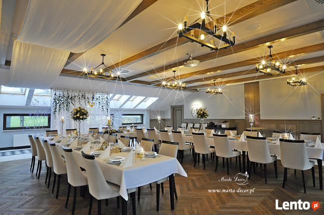 Dekoracje ślubne koscioła, sali, pojazdu, florystyk