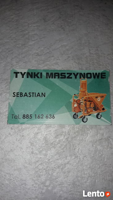 tynki maszynowe
