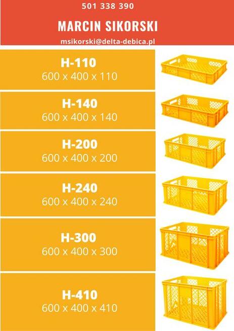 Skrzynka Skrzynki plastikowe Kosze piekarnicze Skrzynki piek