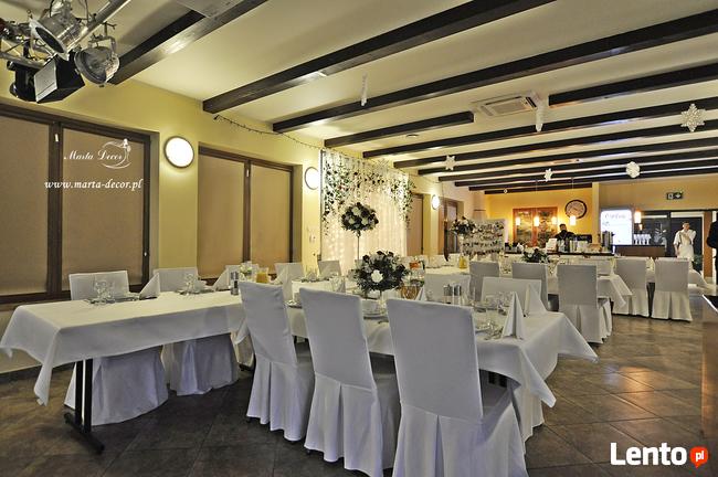 Dekoracja sali Gdańsk MARTADECOR