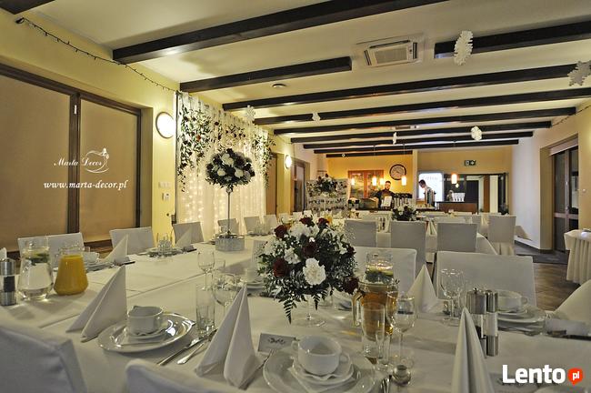 Dekoracja sali Gdańsk MARTADECOR