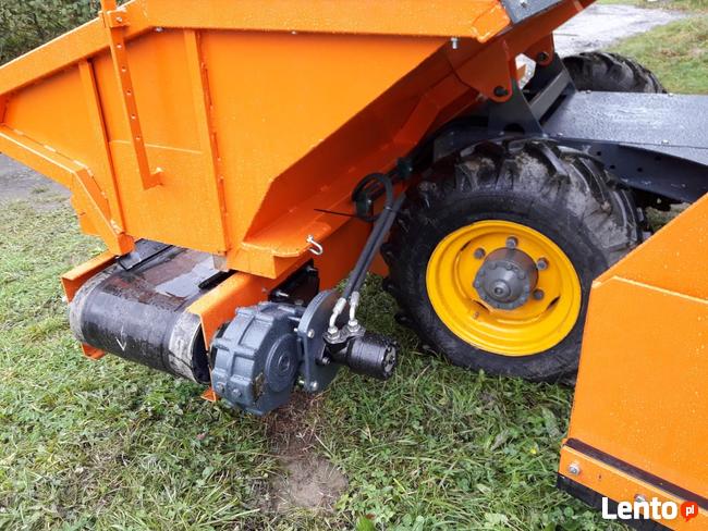 Obsypywarka do poboczy –rozściełacz kruszywa z wozidłem AUSA