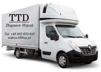 Usługi transportowe Zawiercie, tani transport, przeprowadzki