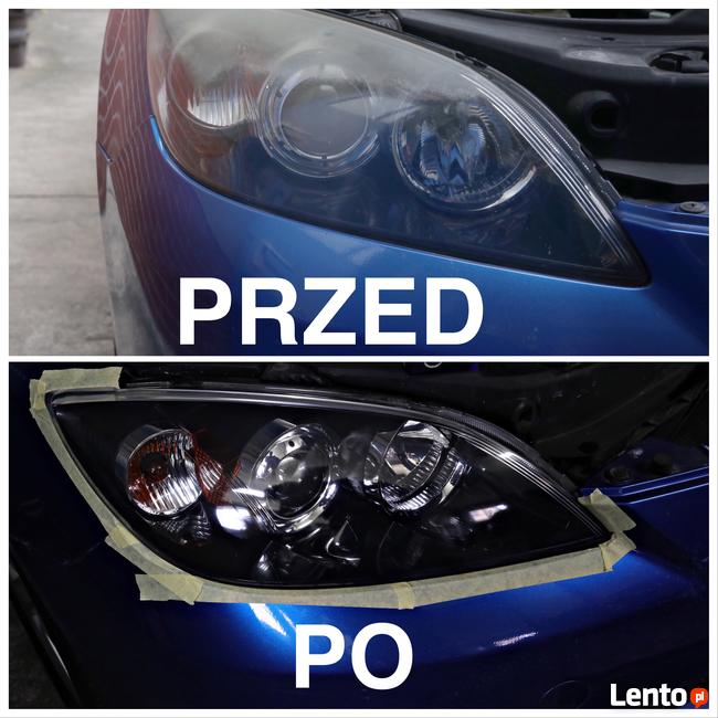 Polerowanie Reflekrorów Lamp Kloszy Sacmochodowych TANIO - R