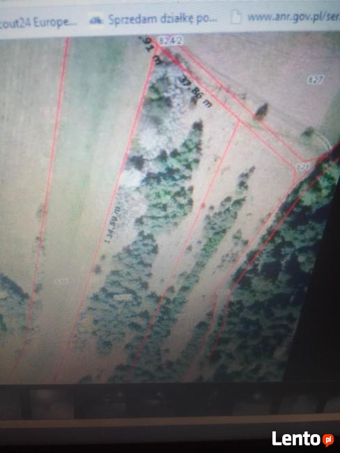 Piękna działka w pobliżu Arłamowa.