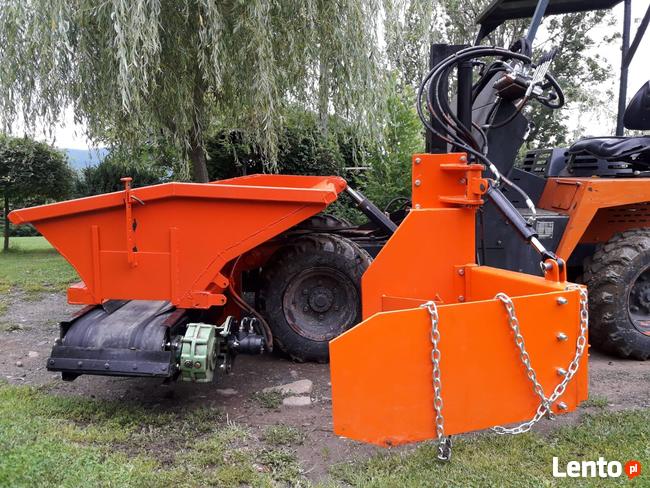 Obsypywarka do poboczy –rozściełacz kruszywa z wozidłem AUSA