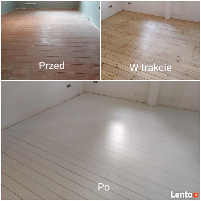 Parkiet, Cyklinowanie podłogi, renowacja, montaż. Wolsztyn