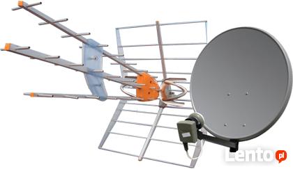 Montaż anten sat, naziemnych ,wieszanie telewizorów NIESZAWA