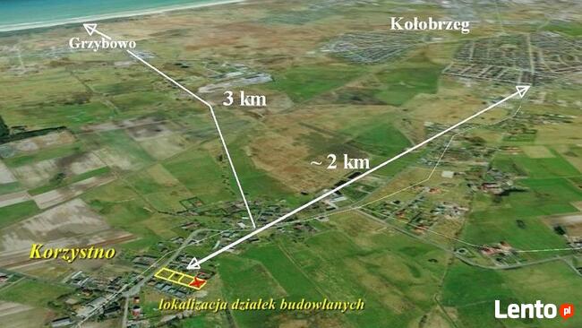 Działka Korzystno gm. Kołobrzeg