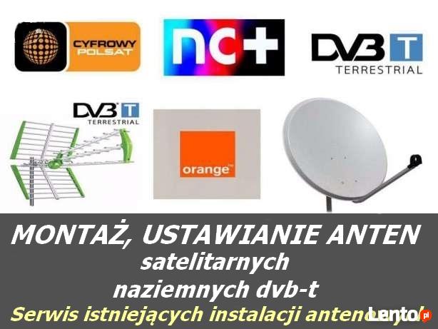 Montaż anten ustawianie wieszanie telewizorów SOLEC KUJAWSKI