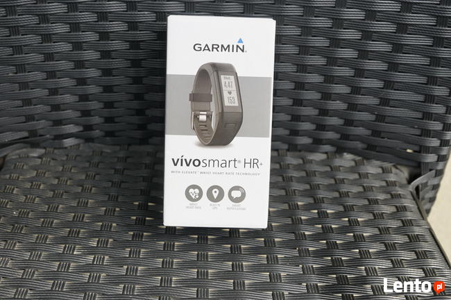 GARMIN VIVOSMART HR+OPASKA MONITORUJĄCA, ZEGAREK SPORTOWY.