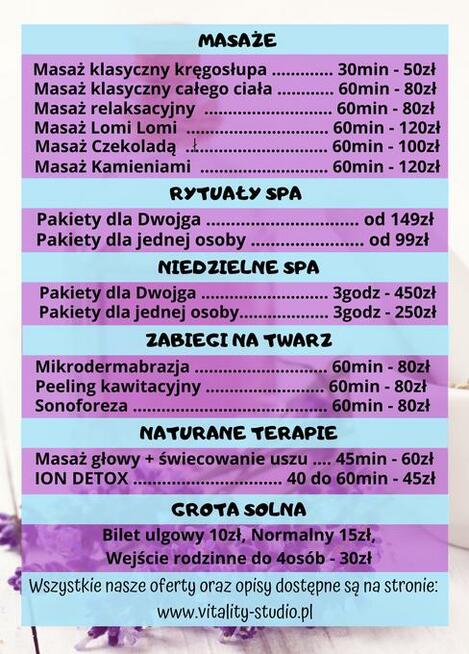 Pakiety SPA dla Dwojga