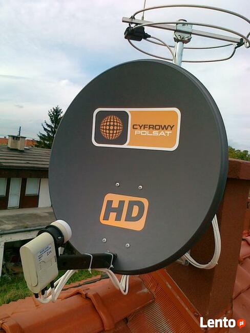 Montaż ustawianie anten , wieszanie telewizorów WĄBRZEŹNO